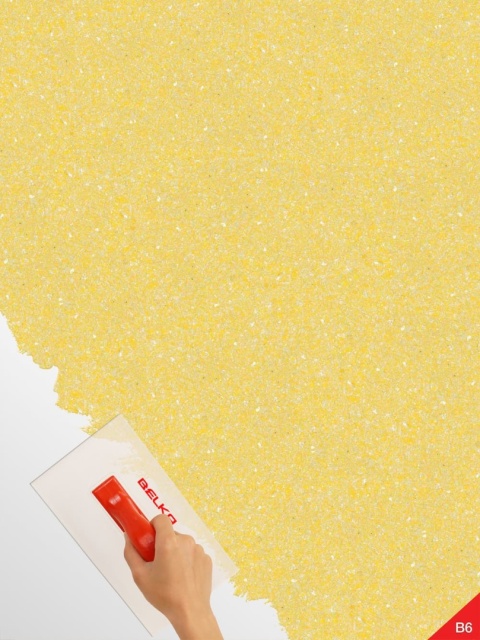 Belka B6 - Tapeta Żółta, Nowoczesna Aranżacja Ścian - 1kg