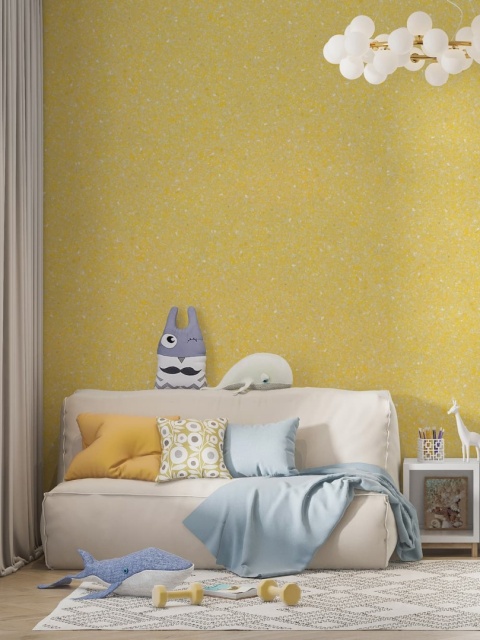 Belka B6 - Tapeta Żółta, Nowoczesna Aranżacja Ścian - 1kg