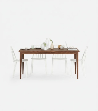 FARM Extendable Table in American Walnut