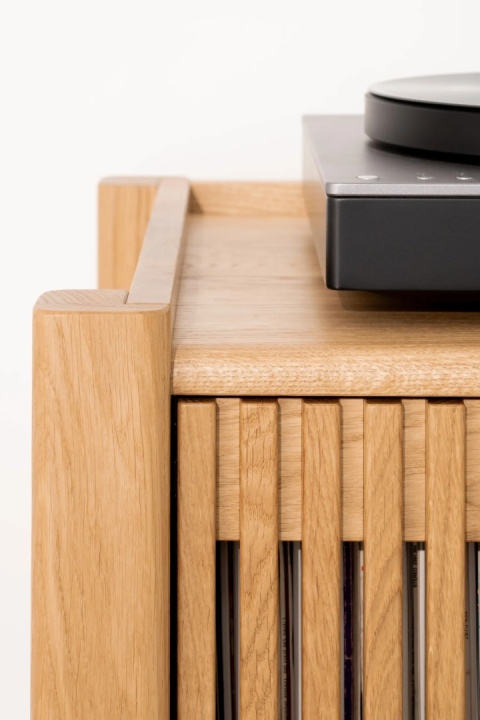 JAMM Q Szafka pod Gramofon i Płyty Winylowe Drewno Dębowe