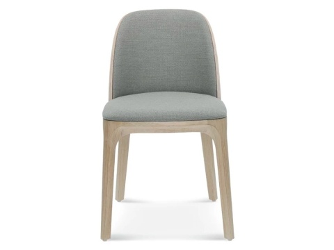 ARCH beech or oak wood armless chair