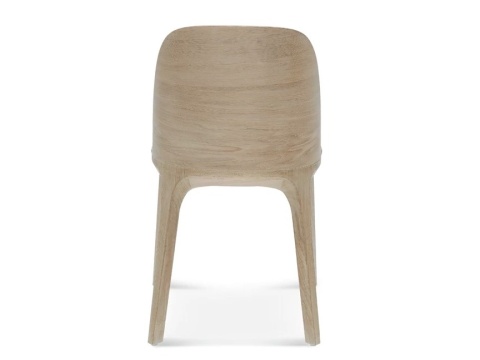 ARCH beech or oak wood armless chair