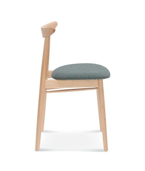 Krzesło FINN z drewna bukowego tapicerowane