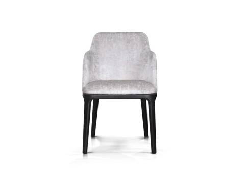 Krzesło LOFT drewniane tapicerowane