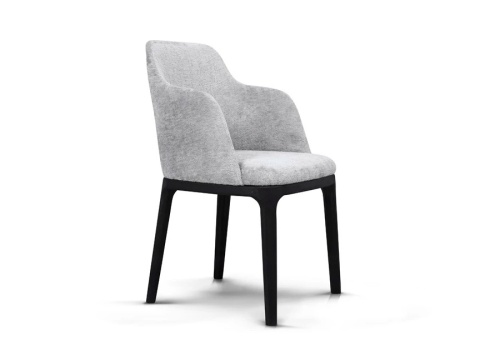 Krzesło LOFT drewniane tapicerowane