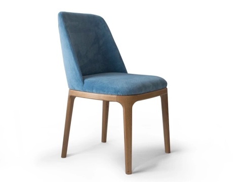 Krzesło LOFT drewniane tapicerowane
