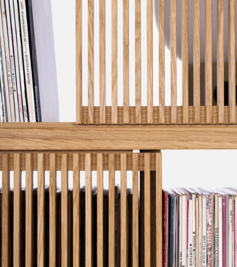 MOLL DUO Regał Drewno Dębowe