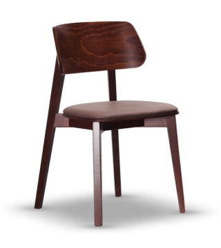 Krzesło DARO-2 z drewna bukowego tapicerowane