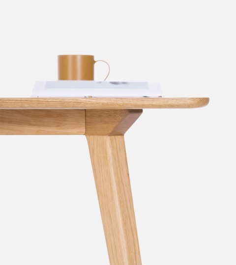 YRKE Stół do Jadalni Drewno Dębowe