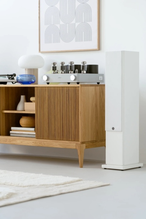 TONN 150 Szafka pod Gramofon i Płyty Winylowe Drewno Dębowe