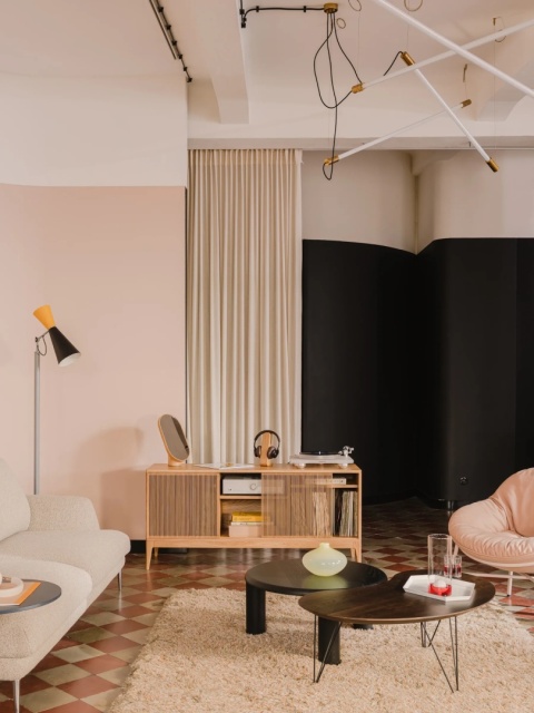 TONN 150 Szafka pod Gramofon i Płyty Winylowe Drewno Dębowe