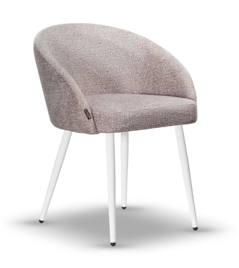 Krzesło FLOW metalowe tapicerowane