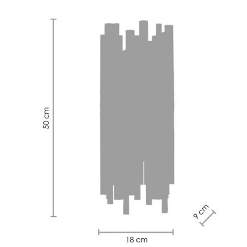 Tubo Gold 50 lampa ścienna